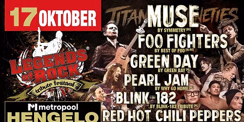 LEGENDS of ROCK Tribute Festival in Hengelo — muziek in Twente