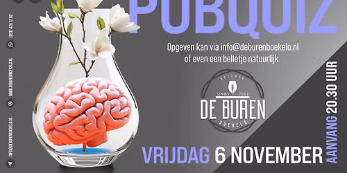 Pubquiz bij de Buren — Uitgaan in Twente